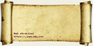 Anđela Budalić vizit kartica